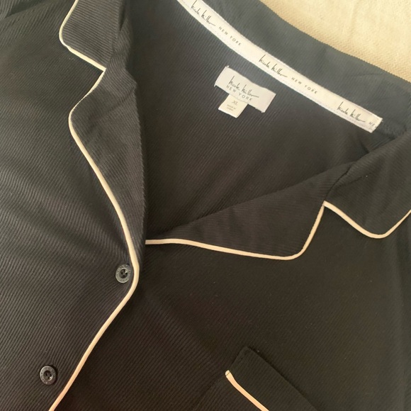 Nicole Miller XL Black with White Trim Pajama Set - NWT - Picture 3 of 9